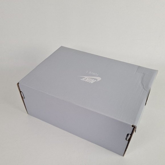 NIKE AIR FORCE 1 LV8 1 DBL White Sneakers Boys Shoes - Picture 11 of 11